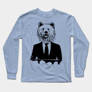 Mr. Bear Funny Bear Long Sleeve T-Shirt